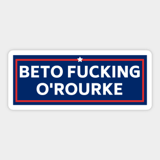 beto fucking orourke, Funny Beto Political Bumper Sticker